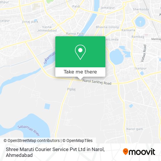 Shree Maruti Courier Service Pvt Ltd in Narol map