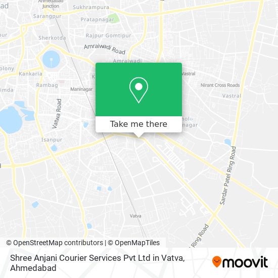 Shree Anjani Courier Services Pvt Ltd in Vatva map