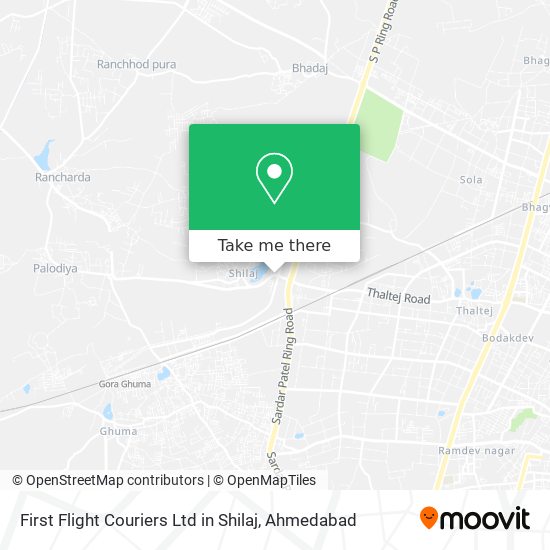 First Flight Couriers Ltd in Shilaj map