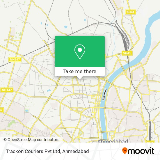 Trackon Couriers Pvt Ltd map