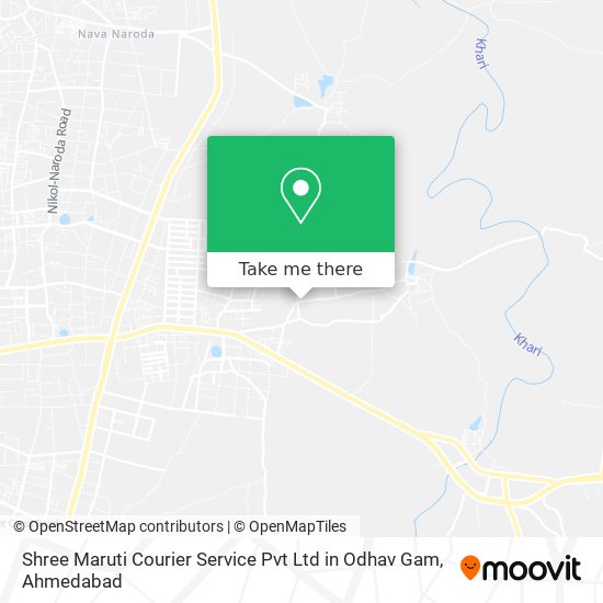 Shree Maruti Courier Service Pvt Ltd in Odhav Gam map