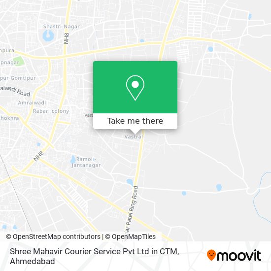 Shree Mahavir Courier Service Pvt Ltd in CTM map