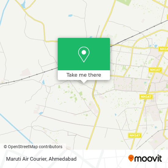 Maruti Air Courier map