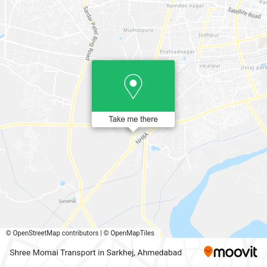 Shree Momai Transport in Sarkhej map
