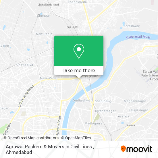 Agrawal Packers & Movers in Civil Lines map