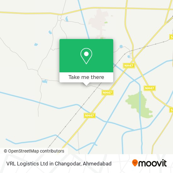 VRL Logistics Ltd in Changodar map