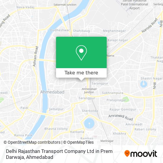 Delhi Rajasthan Transport Company Ltd in Prem Darwaja map