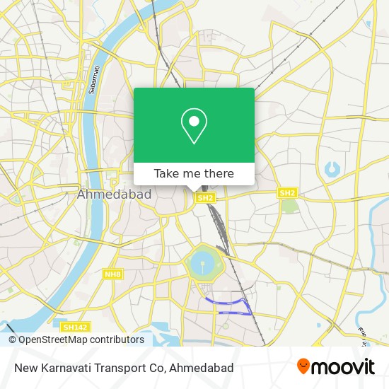 New Karnavati Transport Co map
