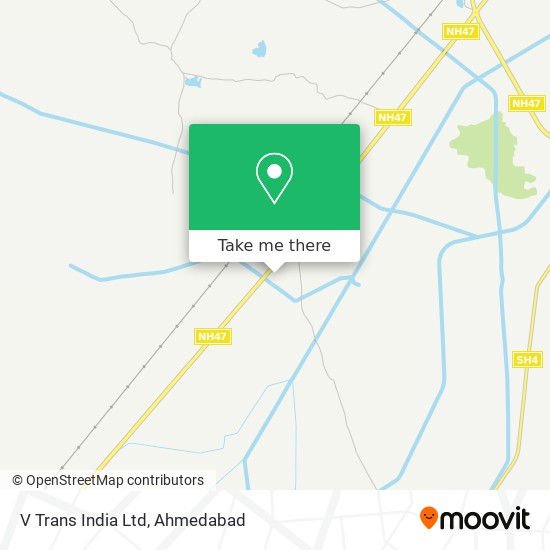 V Trans India Ltd map