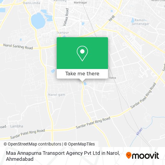Maa Annapurna Transport Agency Pvt Ltd in Narol map