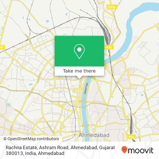 Rachna Estate, Ashram Road, Ahmedabad, Gujarat 380013, India map