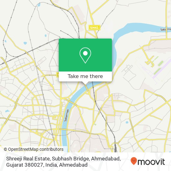 Shreeji Real Estate, Subhash Bridge, Ahmedabad, Gujarat 380027, India map