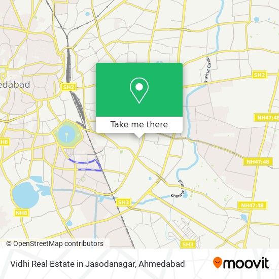 Vidhi Real Estate in Jasodanagar map