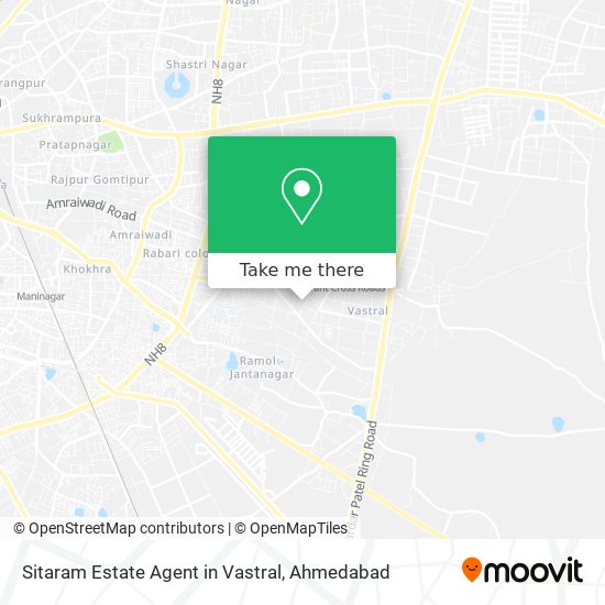 Sitaram Estate Agent in Vastral map