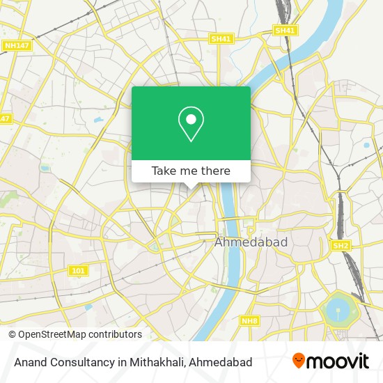 Anand Consultancy in Mithakhali map