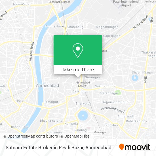 Satnam Estate Broker in Revdi Bazar map