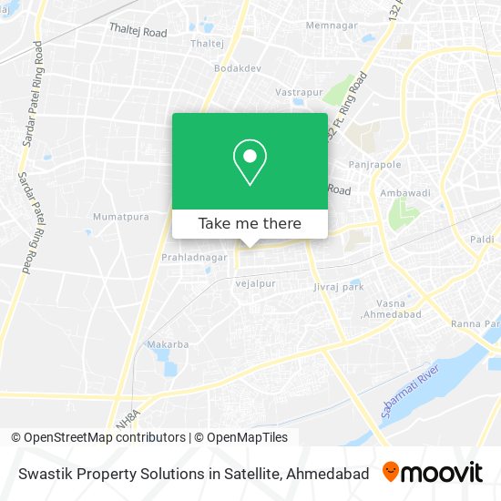Swastik Property Solutions in Satellite map