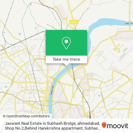 Jaswant Real Estate in Subhash Bridge, ahmedabad, Shop No.2,Behind Harekrishna appartment, Subhash map