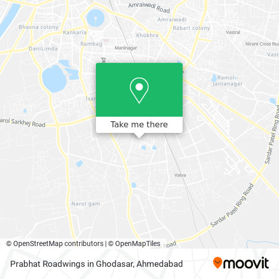 Prabhat Roadwings in Ghodasar map