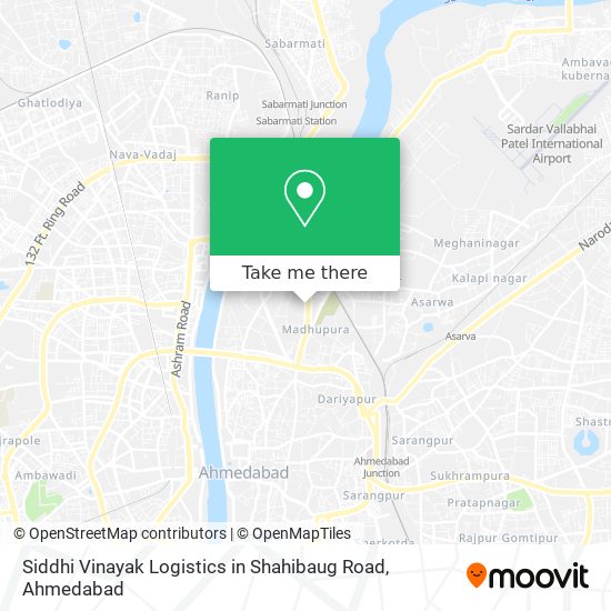 Siddhi Vinayak Logistics in Shahibaug Road map