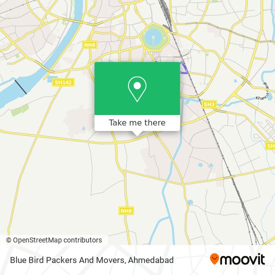 Blue Bird Packers And Movers map