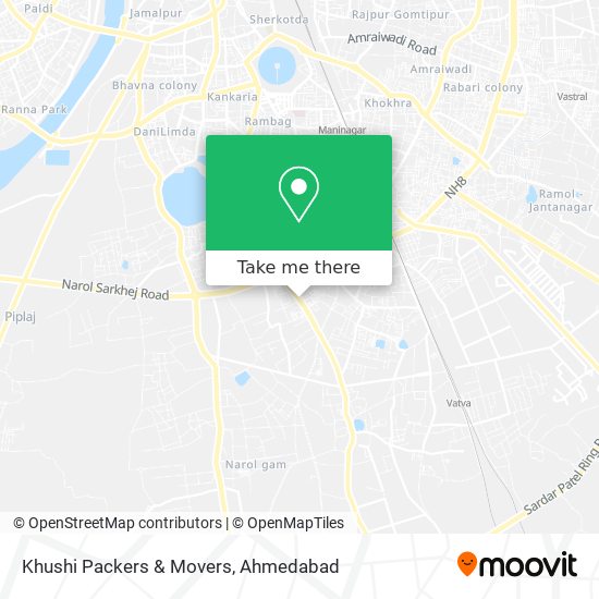 Khushi Packers & Movers map