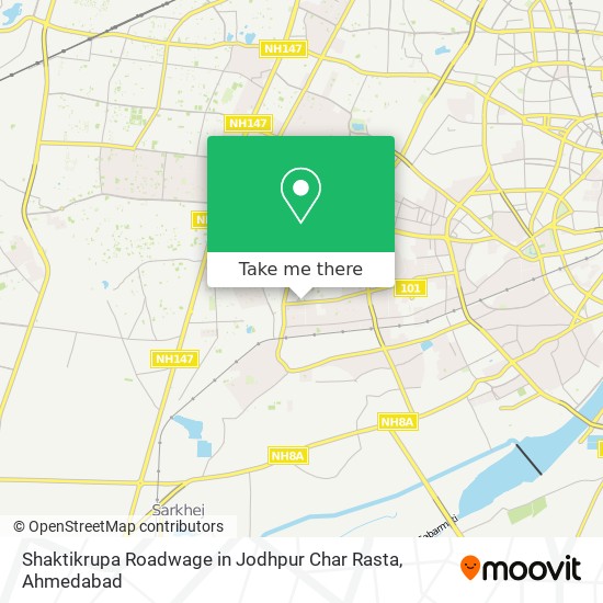 Shaktikrupa Roadwage in Jodhpur Char Rasta map