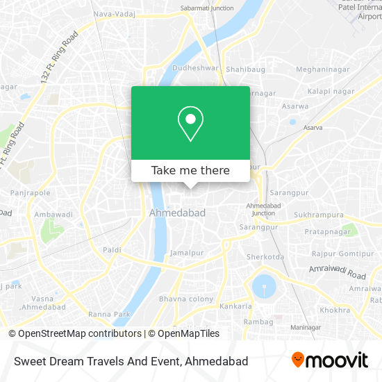 Sweet Dream Travels And Event map