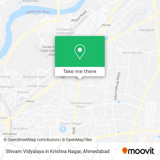 Shivam Vidyalaya in Krishna Nagar map