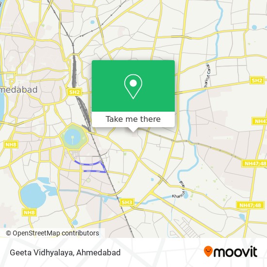 Geeta Vidhyalaya map