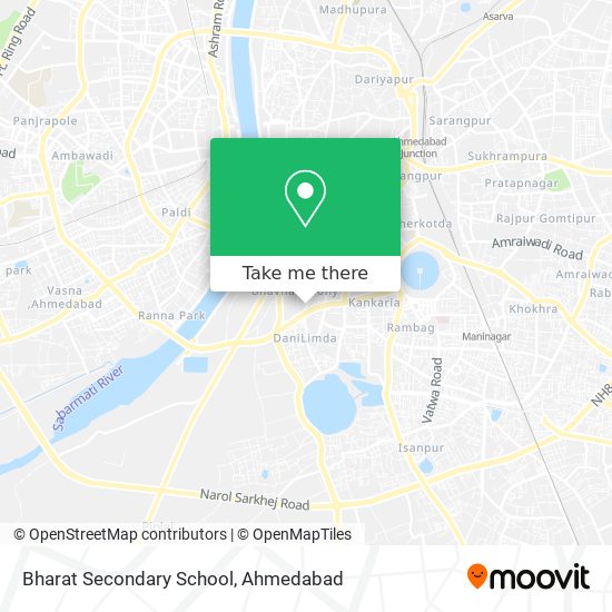 Bharat Secondary School map