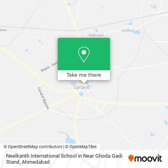 Neelkanth International School in Near Ghoda Gadi Stand map