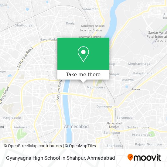 Gyanyagna High School in Shahpur map