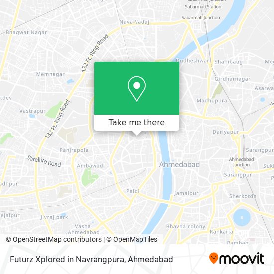 Futurz Xplored in Navrangpura map