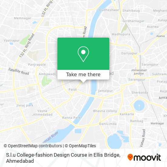 S.l.u College-fashion Design Course in Ellis Bridge map