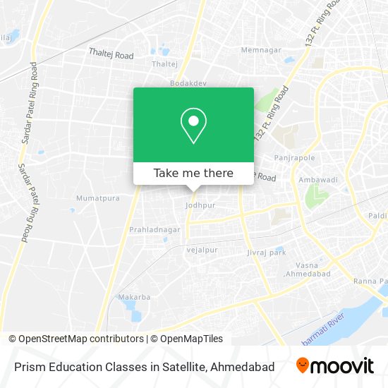 Prism Education Classes in Satellite map