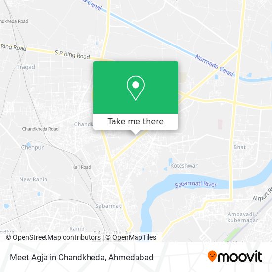 Meet Agja in Chandkheda map