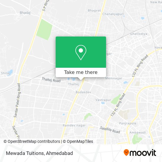 Mewada Tuitions map