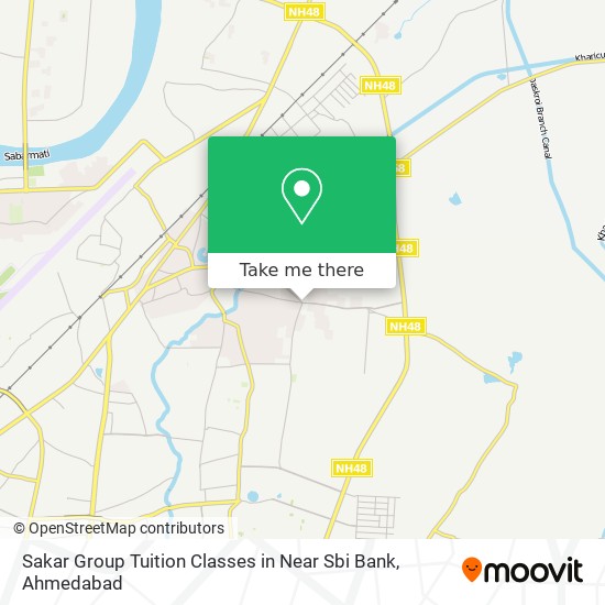 Sakar Group Tuition Classes in Near Sbi Bank map