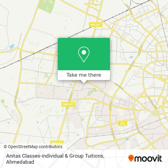 Anitas Classes-individual & Group Tuitions map
