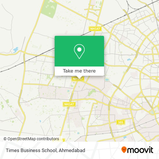 Times Business School map