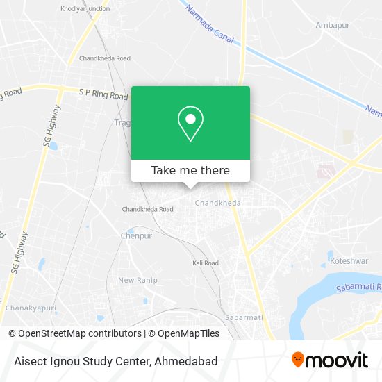 Aisect Ignou Study Center map