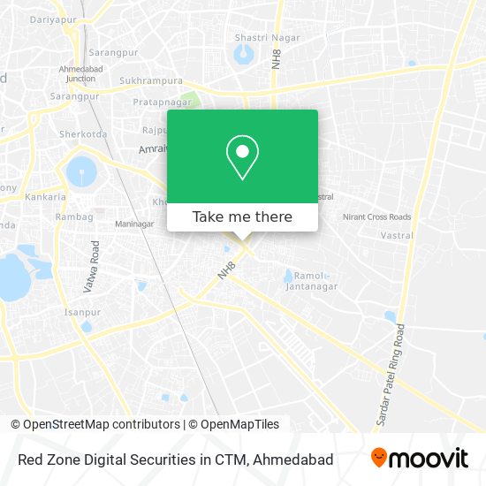 Red Zone Digital Securities in CTM map