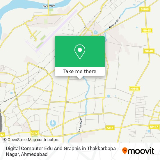 Digital Computer Edu And Graphis in Thakkarbapa Nagar map