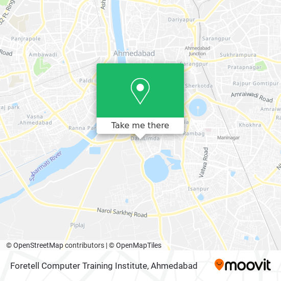 Foretell Computer Training Institute map