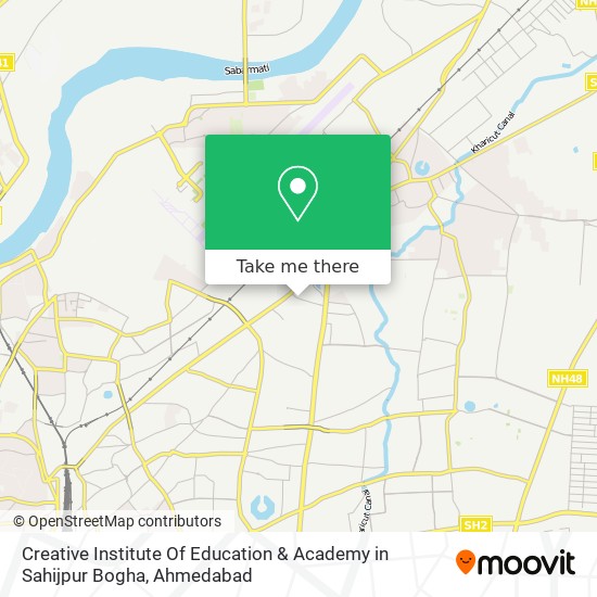 Creative Institute Of Education & Academy in Sahijpur Bogha map
