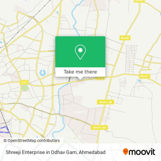 Shreeji Enterprise in Odhav Gam map