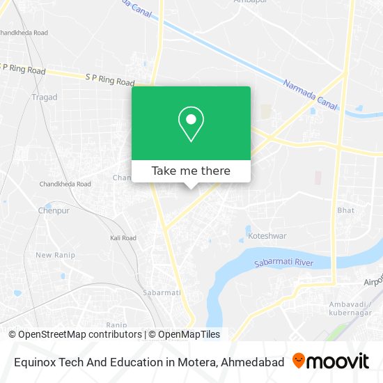 Equinox Tech And Education in Motera map