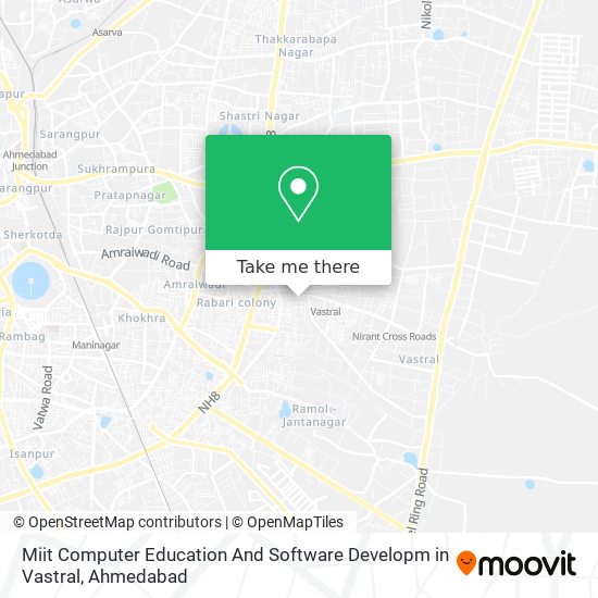 Miit Computer Education And Software Developm in Vastral map