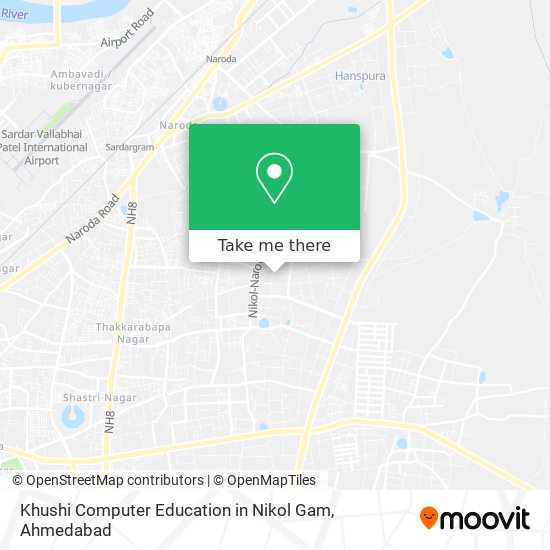 Khushi Computer Education in Nikol Gam map